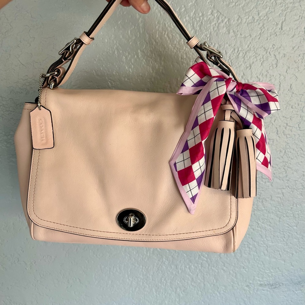 COACH LEGACY ROMY LIGHT PINK HANDBAG/SHOULDER BAG 💕 - Picture 2 of 9